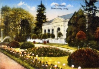 Historická fotografie Restaurace Fontána na Rudolfově aleji